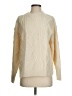 Zyia Active Solid Ivory Turtleneck Sweater Size S - photo 1