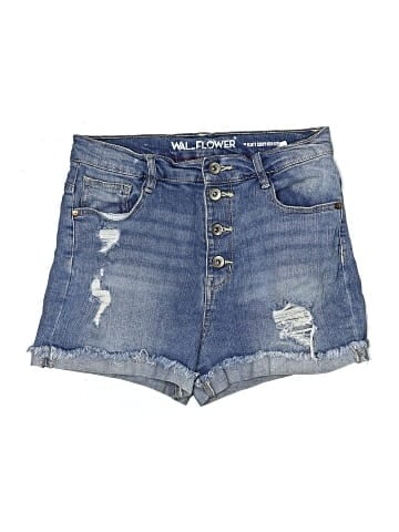 Wallflower Denim Shorts (view 1)