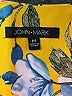 John Mark Floral Yellow 3/4 Sleeve Blouse Size M - photo 7