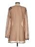 BCBGMAXAZRIA 100% Polyester Solid Tan Long Sleeve Blouse Size XS - photo 2