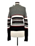 Q&A Color Block Gray Turtleneck Sweater Size M - photo 2