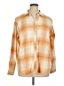 Weatherproof Plaid Orange Long Sleeve Button-Down Shirt Size XL - photo 1