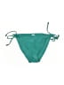 Forever 21 Solid Teal Swimsuit Bottoms Size S - photo 1