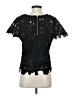 Unbranded Black Short Sleeve Blouse Size S (estimated) - photo 2