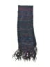 Unbranded Tweed Burgundy Blue Scarf One size - photo 2
