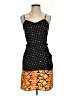 Xhilaration 100% Polyester Graphic Orange Cocktail Dress Size S - photo 1