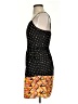 Xhilaration 100% Polyester Graphic Orange Cocktail Dress Size S - photo 5