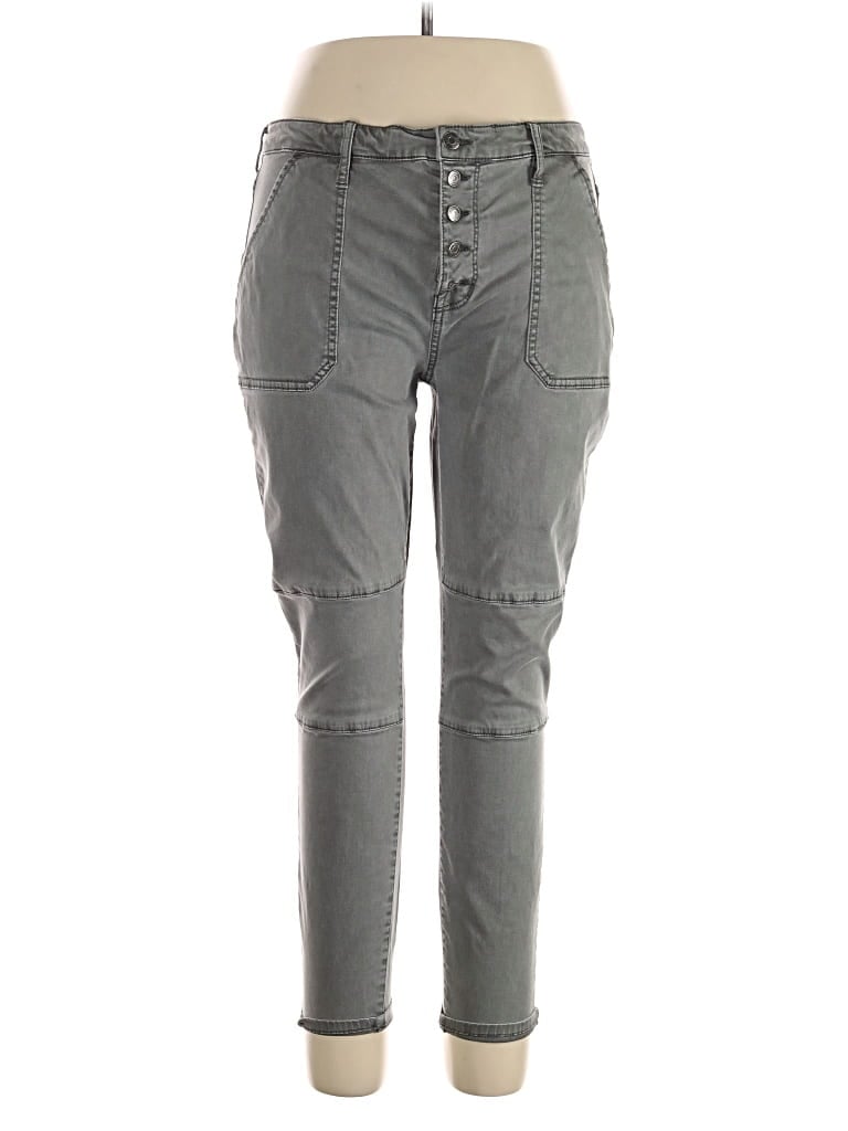 Pre-owned Mossimo Cargo Pants In Gray