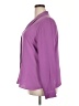 Halogen 100% Polyester Purple Long Sleeve Blouse Size XXL - photo 5