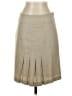 Liquid Tan Wool Skirt Size 2 - photo 1