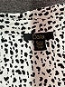 dalia 100% Polyester Polka Dots Silver Long Sleeve Blouse Size XL - photo 7