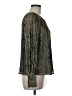 Banana Republic Metallic Silver Long Sleeve Blouse Size M - photo 4