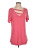 Assorted Brands Pink Short Sleeve T-Shirt Size S - photo 1