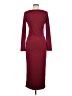 Unbranded Burgundy Casual Dress Size M - photo 2