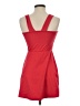 Unbranded Solid Red Casual Dress Size S - photo 2