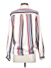 Boohoo 100% Polyester Stripes White 3/4 Sleeve Blouse Size 4 - photo 2