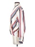 Boohoo 100% Polyester Stripes White 3/4 Sleeve Blouse Size 4 - photo 5