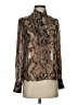 Altuzarra for Target 100% Polyester Animal Print Brown Long Sleeve Blouse Size XS - photo 1