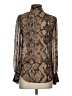 Altuzarra for Target 100% Polyester Animal Print Brown Long Sleeve Blouse Size XS - photo 2