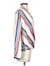 Boohoo 100% Polyester Stripes White 3/4 Sleeve Blouse Size 4 - photo 4