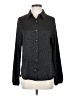 Bucketlist 100% Polyester Animal Print Black Long Sleeve Blouse Size S - photo 1