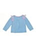 Disney 100% Polyester Blue Long Sleeve T-Shirt Size 2T - photo 2