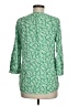 Hobbs London 100% Viscose Green 3/4 Sleeve Blouse Size 6 - photo 2
