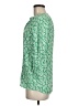 Hobbs London 100% Viscose Green 3/4 Sleeve Blouse Size 6 - photo 5
