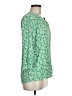 Hobbs London 100% Viscose Green 3/4 Sleeve Blouse Size 6 - photo 4