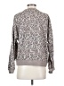 Westbound Animal Print Gray Pullover Sweater Size S - photo 2