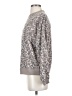 Westbound Animal Print Gray Pullover Sweater Size S - photo 5