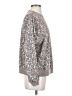 Westbound Animal Print Gray Pullover Sweater Size S - photo 4
