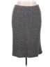 St. John Collection Chevron-herringbone Gray Casual Skirt Size 14 - photo 1