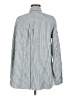 Max Studio Stripes Gray Long Sleeve Blouse Size M - photo 2