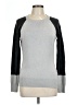 French Connection Color Block Gray Pullover Sweater Size L - photo 1
