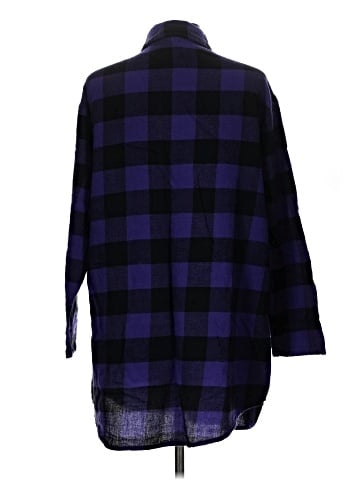 Collections etc. 3/4 Sleeve Button-Down Shirt (view 2)