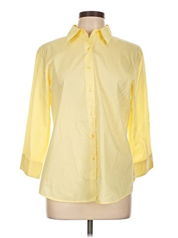 Foxcroft 3/4 Sleeve Button-Down Shirt (view 1)