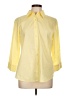Foxcroft Yellow 3/4 Sleeve Button-Down Shirt Size 12 - photo 1