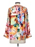 CIEBON 100% Polyester Print Orange 3/4 Sleeve Blouse Size S - photo 2