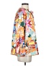 CIEBON 100% Polyester Print Orange 3/4 Sleeve Blouse Size S - photo 4