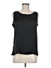 Liz Claiborne Collection 100% Polyester Black Sleeveless Blouse Size M - photo 1