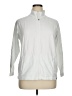 T by Talbots Solid White Track Jacket Size 1X - photo 1