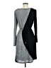 Studio 1 Color Block Gray Casual Dress Size M - photo 2