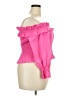 Unbranded 100% Polyester Pink 3/4 Sleeve Blouse Size XXL - photo 4