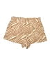 A New Day Animal Print Gold Shorts Size L - photo 1