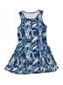 Bcg Print Blue Dress Size 7 - photo 1