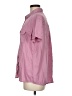 Como Blu 100% Lyocell Pink Short Sleeve Button-Down Shirt Size M - photo 5