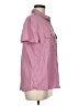 Como Blu 100% Lyocell Pink Short Sleeve Button-Down Shirt Size M - photo 4