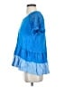 Umgee Blue Short Sleeve Top Size S - photo 5