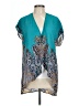 papermoon designed exclusively for Stitch Fix 100% Polyester Teal Kimono Size L - photo 1